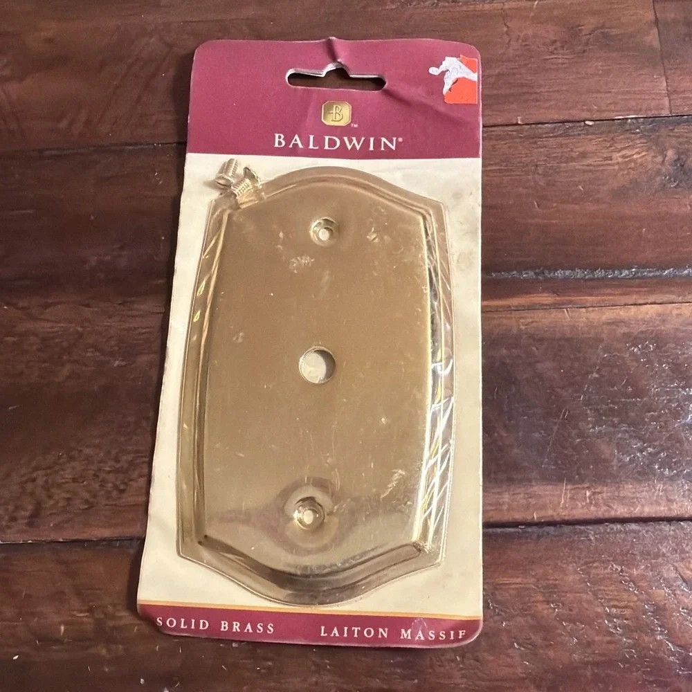 Brass Baldwin Cable Plate Cover